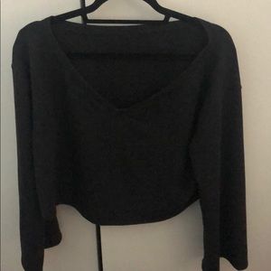 Off the shoulder lululemon sweater